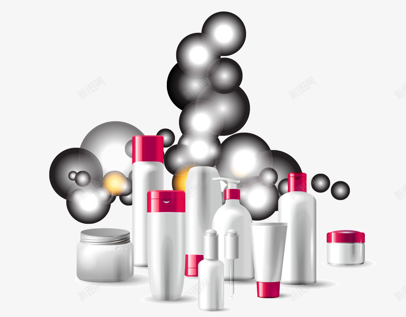 美容美发矢量图ai免抠素材_88icon https://88icon.com 3 美容美发免费下载美发彩妆美容化妆品 矢量图