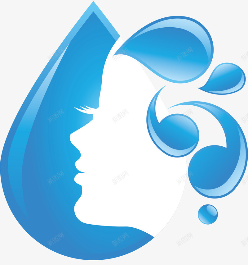 美女剪影轮廓剪影水滴蓝色png免抠素材_88icon https://88icon.com 水滴 美女剪影 蓝色水滴 轮廓剪影