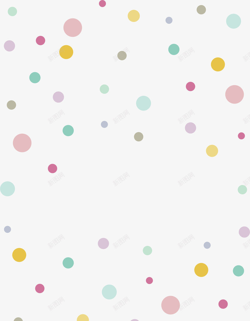 彩色波点花纹矢量图eps免抠素材_88icon https://88icon.com 可爱波点 彩色波点 波点 波点花纹 浪漫波点 矢量png 矢量图