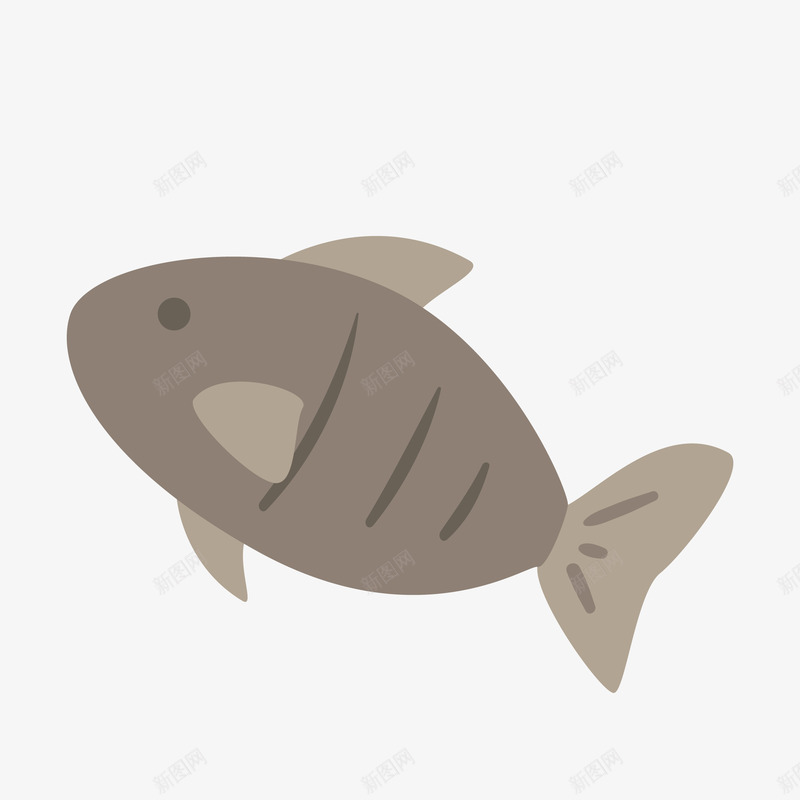 棕色手绘的卡通小鱼png免抠素材_88icon https://88icon.com 免抠图 动物 小鱼 效果图 棕色 装饰图 装饰画