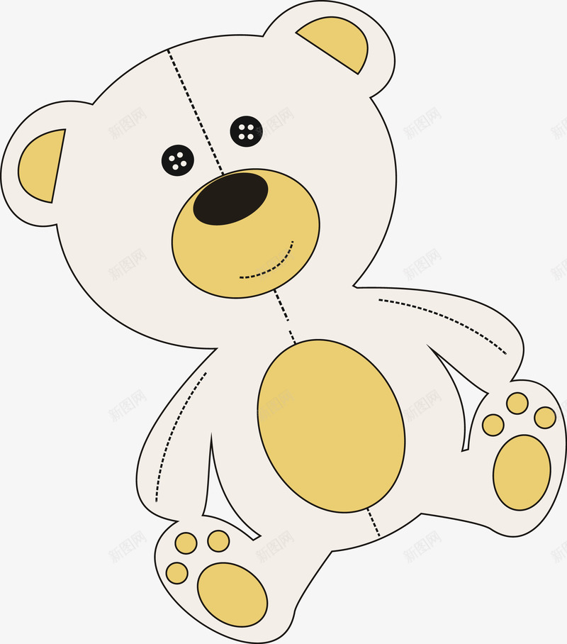 可爱小清新装饰海报装饰小熊玩偶png免抠素材_88icon https://88icon.com PPT模板设计 卡通装饰 封面设计 小清新插画 小熊玩偶 广告设计 文艺风装饰图案 海报设计