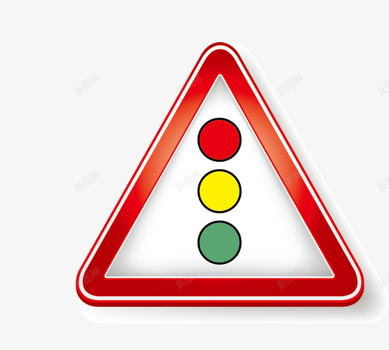 十字路口的红绿灯png免抠素材_88icon https://88icon.com PNG 三角形 交通 红绿灯