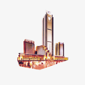 棕色光芒城市高层建筑png免抠素材_88icon https://88icon.com 光芒 城市 建筑 棕色 高层