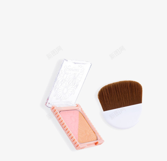 腮红修容美容png免抠素材_88icon https://88icon.com 便携腮红产品实物裸妆