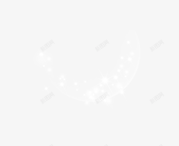 白色星光png免抠素材_88icon https://88icon.com 发光 效果 效果素材 星光 白色
