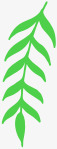 绿色简洁树叶造型png免抠素材_88icon https://88icon.com 树叶 简洁 绿色 造型