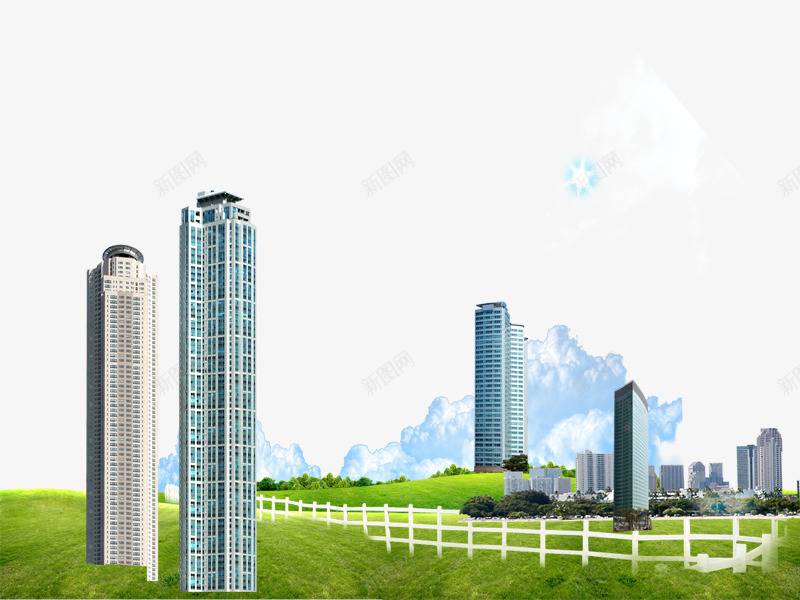 现代都市高楼蓝天白云psd免抠素材_88icon https://88icon.com 现代都市 白云 白云蓝天 蓝天 蓝天白云 都市 高楼