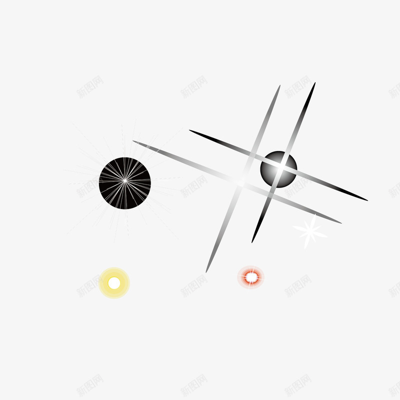 小星光组合矢量图ai免抠素材_88icon https://88icon.com 星光 星光笔刷 笔刷 闪亮 黑色 矢量图