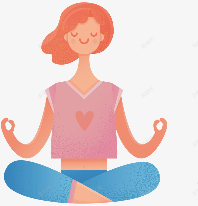 运动健身瑜伽减肥插画psd免抠素材_88icon https://88icon.com 健身 全民健身日 减肥 插画 瑜伽 运动 运动健身瑜伽减肥插画
