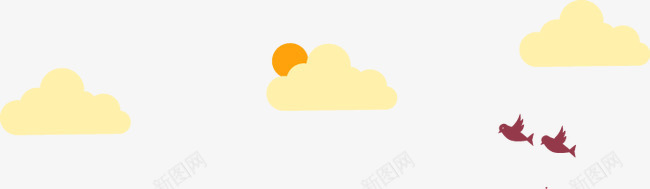 卡通手绘白云云朵png免抠素材_88icon https://88icon.com 云朵 卡通 手绘 白云
