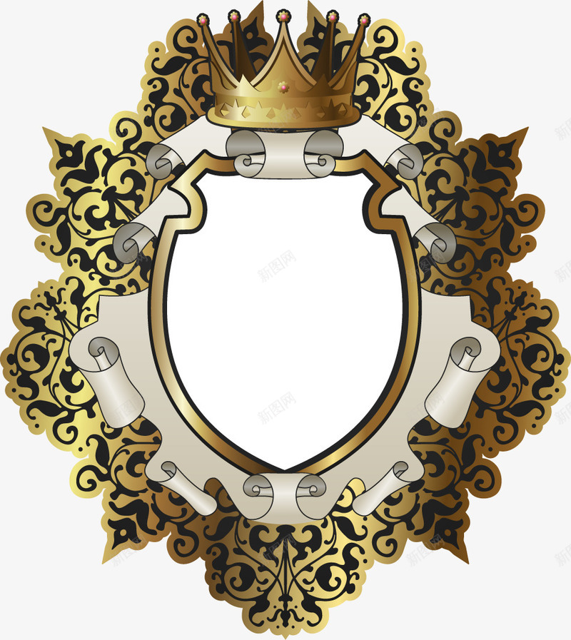 浪漫欧式花边png免抠素材_88icon https://88icon.com 创意边框 大气相框 欧式花边框 浪漫 简洁边框 花形边框 边框素材