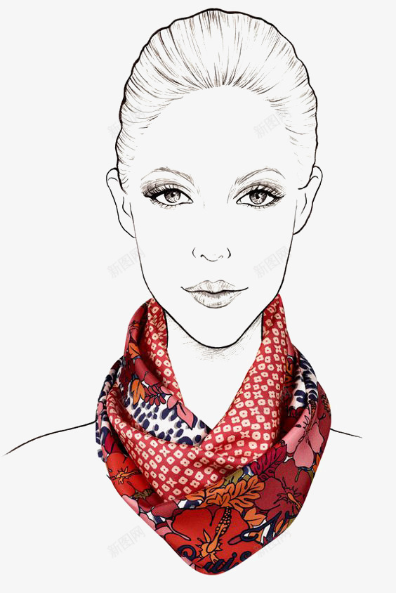 时尚欧美女人插画png免抠素材_88icon https://88icon.com 卡通 干练 手绘 插画 时尚 欧美