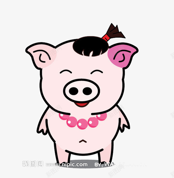 扎辫子的可爱猪剪影png免抠素材_88icon https://88icon.com 动物 动物剪影 卡通动物 可爱 扎辫子 猪 猪剪影 简洁