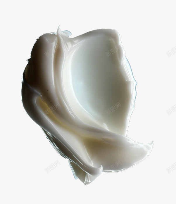 膏体png免抠素材_88icon https://88icon.com 乳液 护肤 白色 白色膏状物体 立体 美容 霜