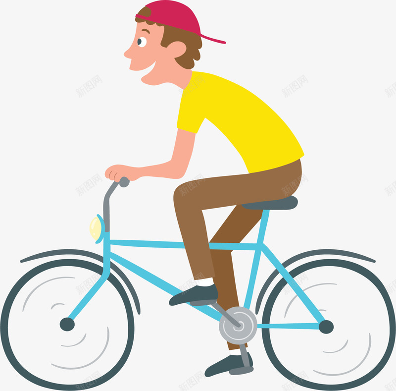 运动健身骑车的人矢量图ai免抠素材_88icon https://88icon.com 健身 全民运动 矢量png 运动 骑车 骑车的人 矢量图