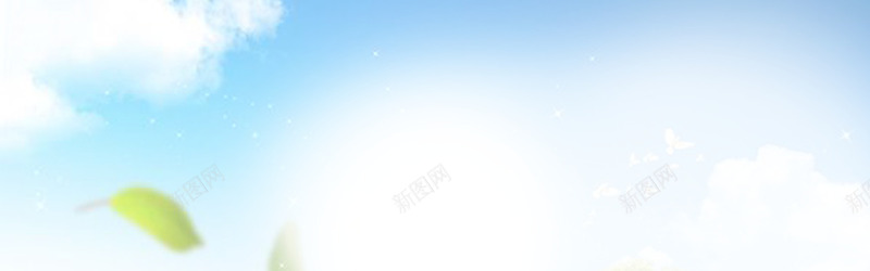 天空背景png免抠素材_88icon https://88icon.com 树叶 白云 蓝天