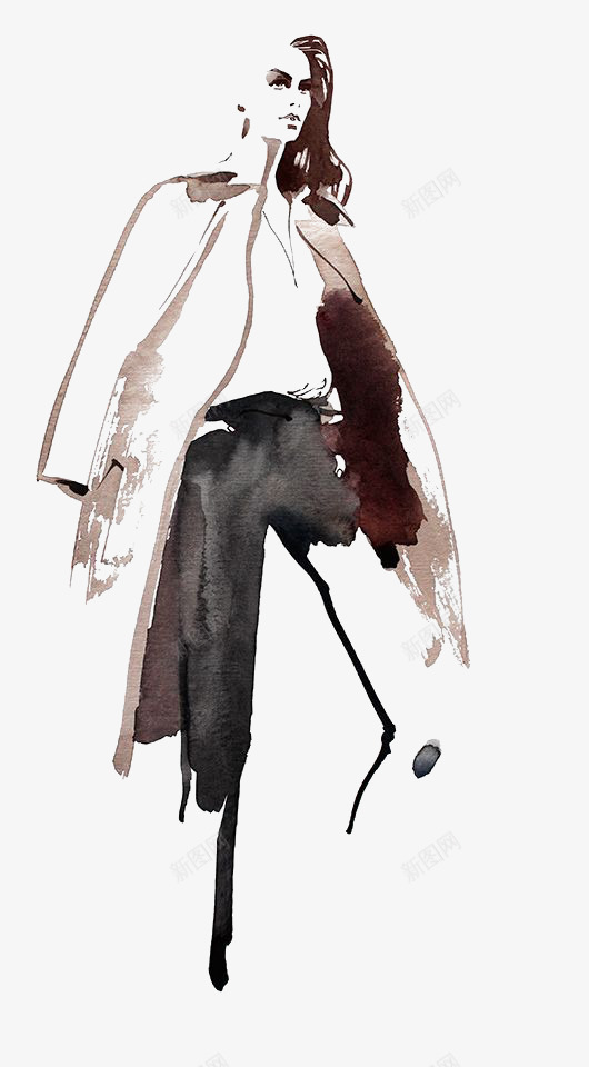 涂鸦欧美女人png免抠素材_88icon https://88icon.com 卡通 女人 手绘 插画 欧美 水彩 涂鸦 涂鸦主题