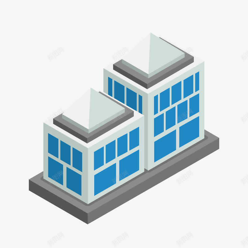 卡通城市建筑物矢量图ai免抠素材_88icon https://88icon.com 卡通 城市 建筑物设计 房子设计 立体 矢量图
