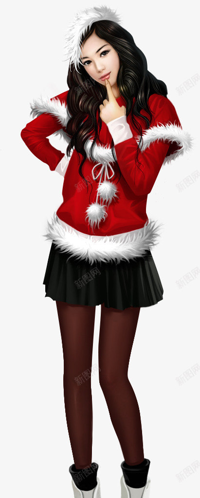 手绘可爱公主风美女png免抠素材_88icon https://88icon.com 公主 可爱 美女