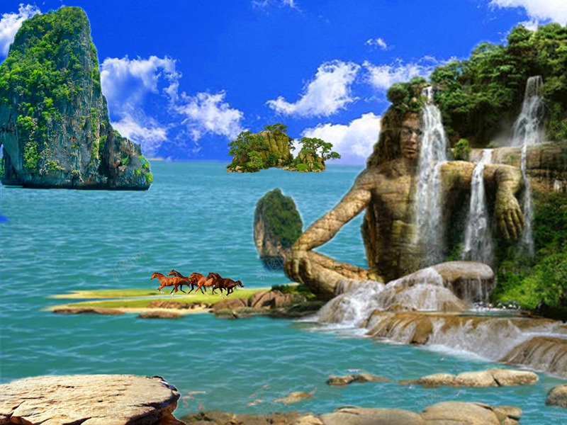大海蓝天白云700x750png免抠素材_88icon https://88icon.com 大海 白云 素材 蓝天