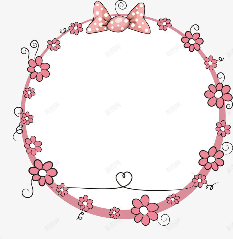 卡通花环png免抠素材_88icon https://88icon.com 矢量花环 花图 花素材