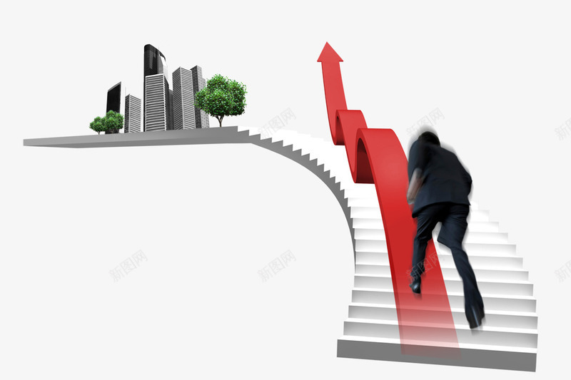 奔跑的人png免抠素材_88icon https://88icon.com png元素 商务男 城市 爬楼梯 爬楼梯的人