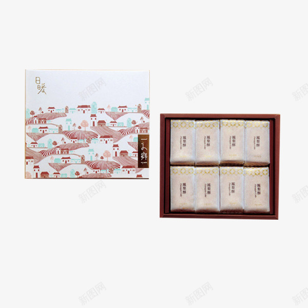 樱花饼干包装png免抠素材_88icon https://88icon.com 产品实物 卡纸 正方形