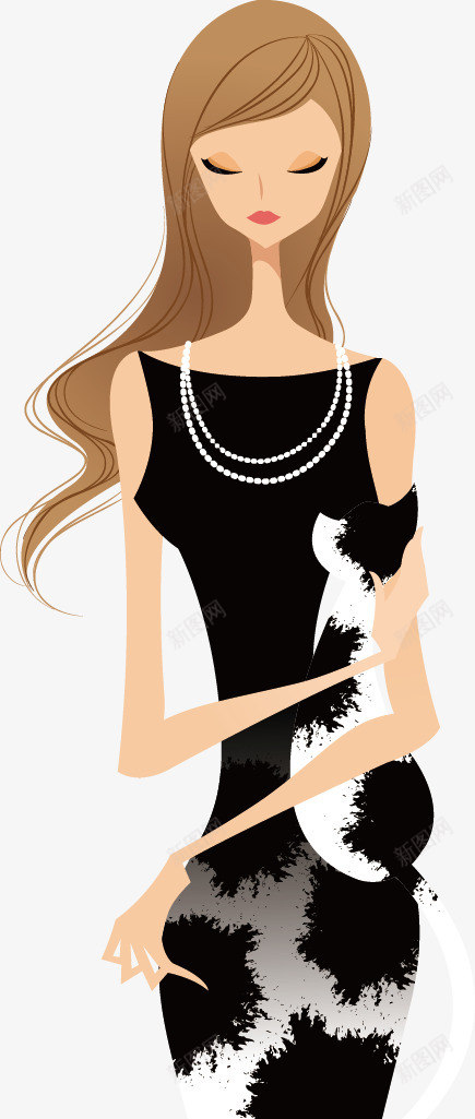 时尚白领png免抠素材_88icon https://88icon.com 卡通人物 女性 美女 销售 销售之星