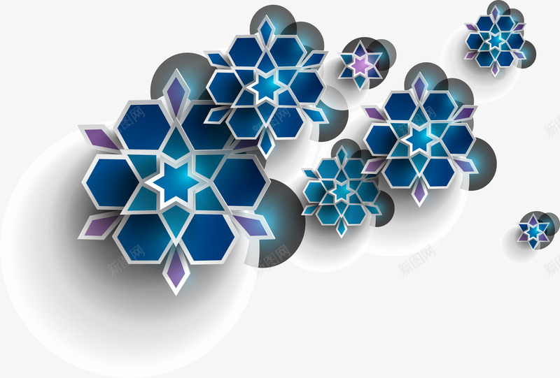 几何花朵装饰图案png免抠素材_88icon https://88icon.com 光效 免抠PNG 几何 几何图形 拼接 星光 花朵 闪耀