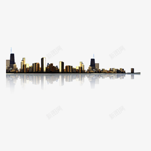 城市png免抠素材_88icon https://88icon.com 城市 城市图片素材 沿海城市 高档公寓 高楼大厦