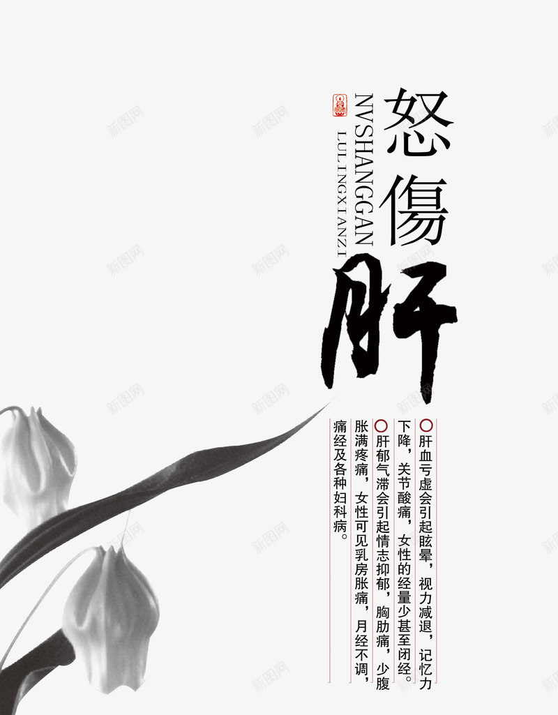 怒伤肝文案排版png免抠素材_88icon https://88icon.com 健康 养生表 文字排版 黑色