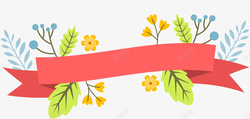 装饰鲜花标签元素矢量图ai免抠素材_88icon https://88icon.com 促销 小清新 标签 鲜花 鲜花标签 矢量图