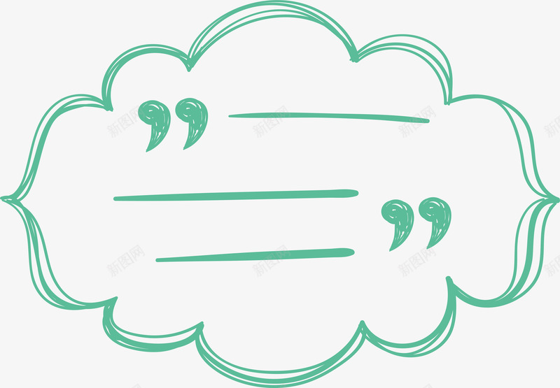 绿色手绘线条波浪边框png免抠素材_88icon https://88icon.com 手绘线条 波浪边框 矢量png 线性 绿色标题框 绿色线条