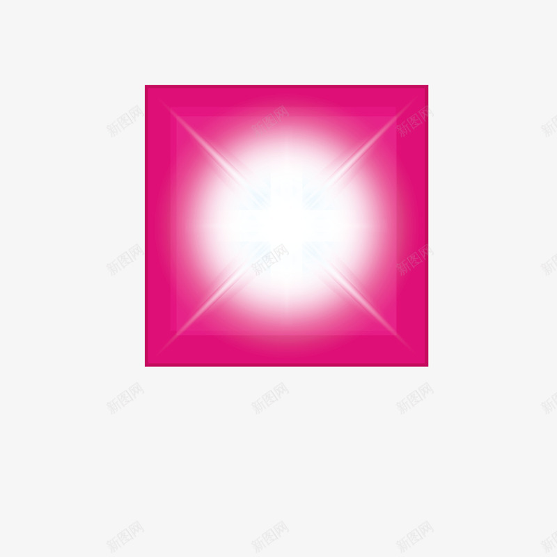 红色白色渐变星光png免抠素材_88icon https://88icon.com 星光笔刷 渐变 白色 笔刷 红色