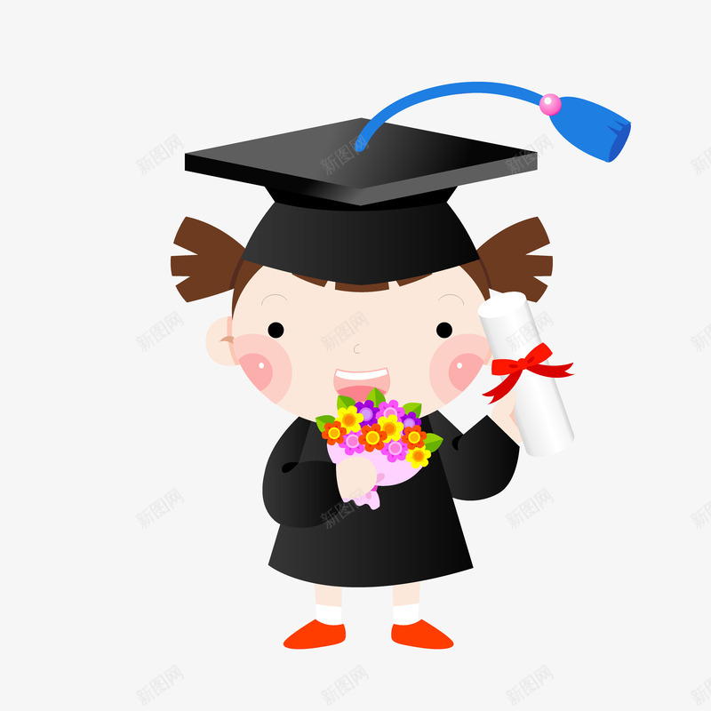 小博士毕业了png免抠素材_88icon https://88icon.com 博士 博士帽 博士服 学位 学士 学士学位 学士帽 学士服 小博士 小博士人物 毕业证书 鲜花