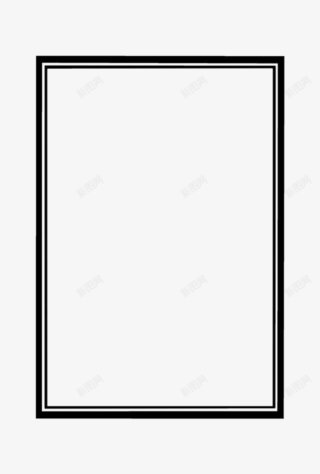双层黑边文字框png免抠素材_88icon https://88icon.com 双层文字框 文字框图案 透明文字框 透明文字框png 黑白文字框 黑白方框