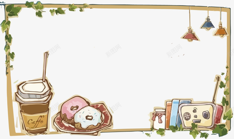 食物风格长框标题栏png免抠素材_88icon https://88icon.com PNG 标题栏 长框 风格 食物