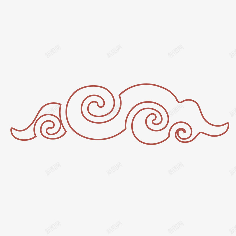 水墨云彩红色线条png免抠素材_88icon https://88icon.com 云彩 水墨 水墨云彩 红色 线条