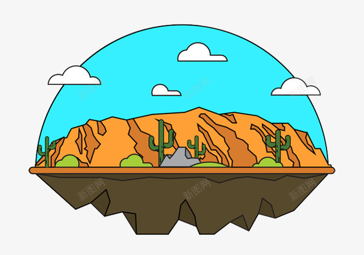 蓝天白云美景高山png免抠素材_88icon https://88icon.com 白云 美景 蓝天 高山