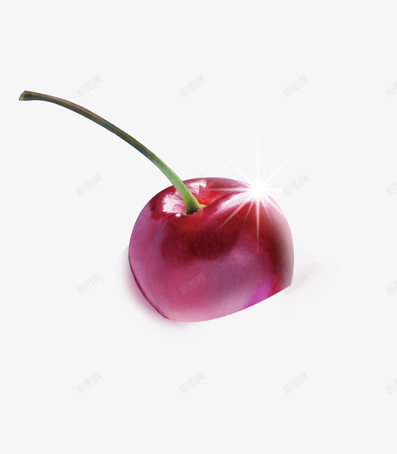 唯美可爱水果樱桃psd免抠素材_88icon https://88icon.com 可爱 唯美 星光 樱桃 水果