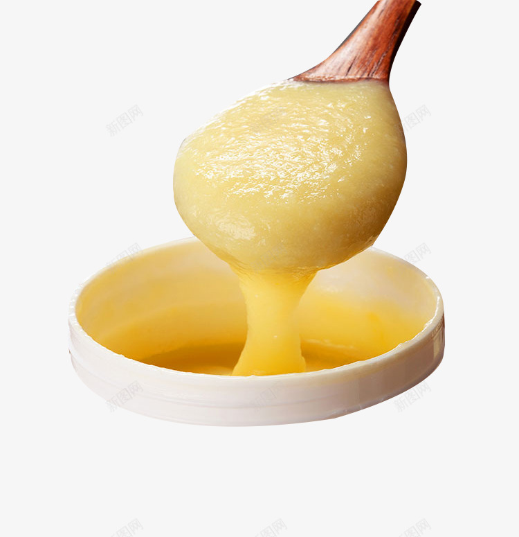 木勺里的蜂王浆png免抠素材_88icon https://88icon.com 健康养生 活性酶 消炎 蜂王浆