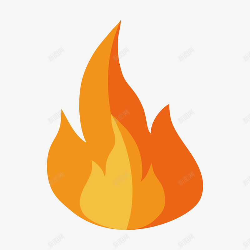 红色火焰png免抠素材_88icon https://88icon.com 扁平化 火焰 火苗子 热量 燃烧 红色 纹理 质感