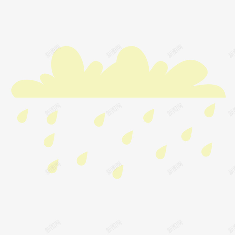 手绘卡通云彩雨滴插画矢量图ai免抠素材_88icon https://88icon.com 下雨 乌云 云彩 卡通 大雨 天空 小雨 手绘 插画 漫画天空 矢量图 雨滴