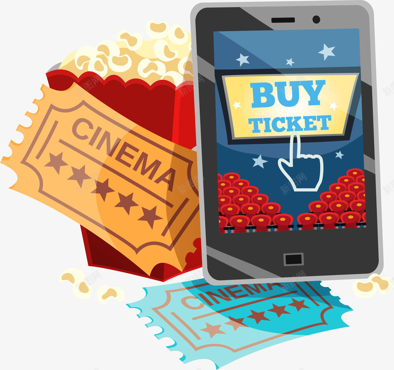 手绘卡通电影票选座png免抠素材_88icon https://88icon.com cinema 卡通 手机买电影票选座 手绘 插画ha 电影票 电影院选座