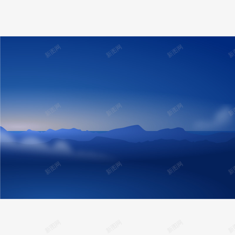 蓝色天空png免抠素材_88icon https://88icon.com 天空 幽暗 蓝色