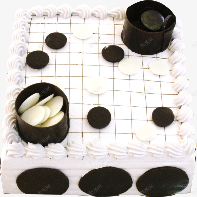 围棋蛋糕造型蛋糕png免抠素材_88icon https://88icon.com 下围棋 围棋蛋糕 围棋造型 奶油蛋糕 果酱 黑白巧克力