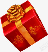 黄色花纹礼盒新年海报装饰png免抠素材_88icon https://88icon.com 新年 海报 礼盒 花纹 装饰 黄色