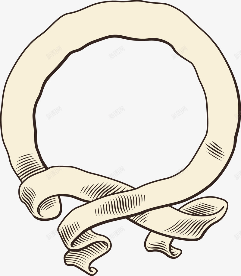 手绘黄色纸条png免抠素材_88icon https://88icon.com 圆圈 小清新 弧线 弯曲 手绘 水彩 纸条 黄色