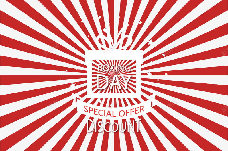 射线条纹矢量图ai免抠素材_88icon https://88icon.com 免扣png素材 免费png素材 打折海报 白色礼盒 红色条纹背景 矢量图