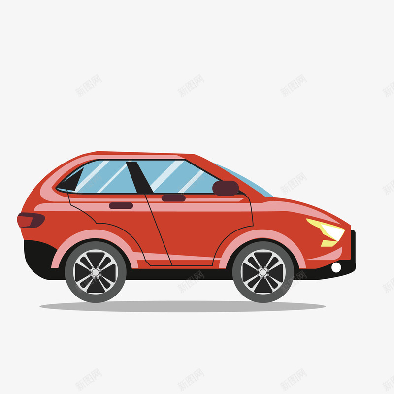 红色创意suv车矢量图eps免抠素材_88icon https://88icon.com suv 交通工具 卡通 图案 小清新 彩色 汽车 简约 红色 装饰 车 车辆 矢量图